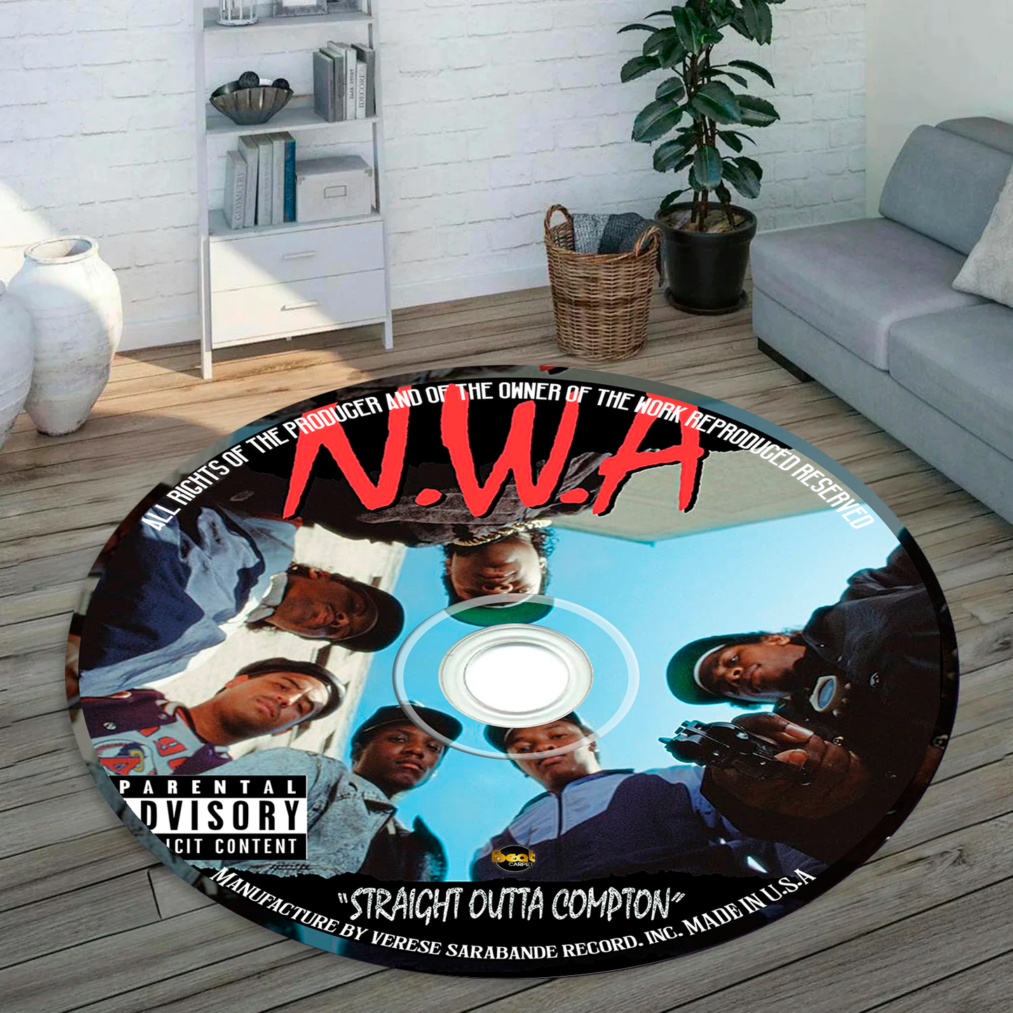 Rugs with hip hop style