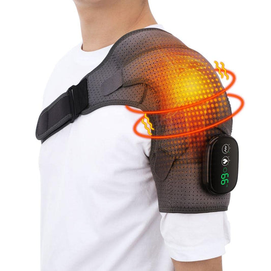 THERMAL SHOULDER SUPPORT WITH MASSAGE