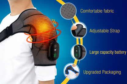 THERMAL SHOULDER SUPPORT WITH MASSAGE